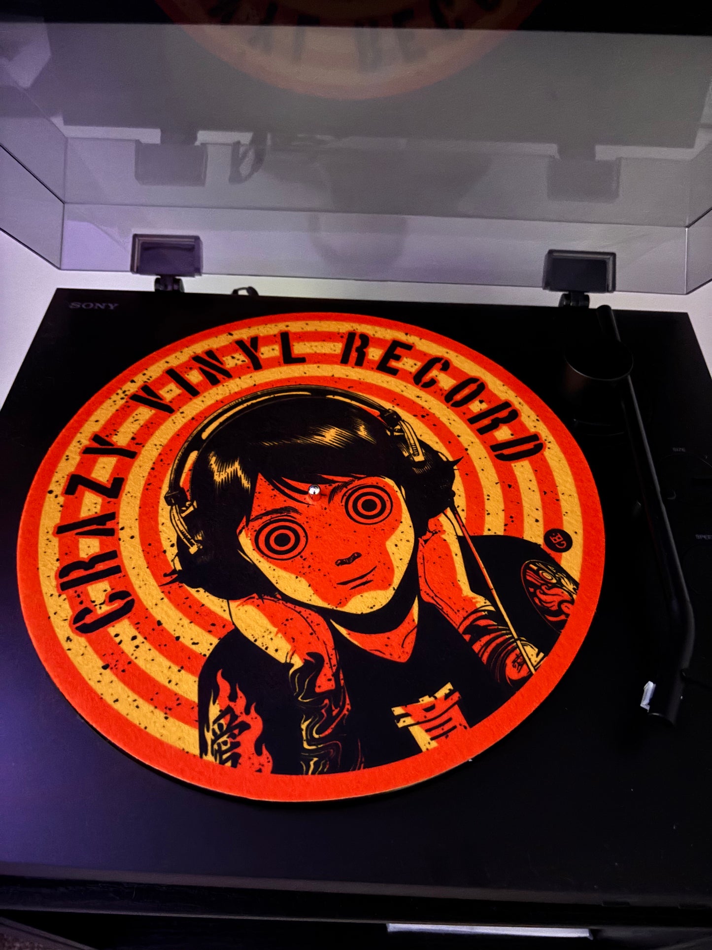 Slip mat - Kumiko Crazy Vinyl Record