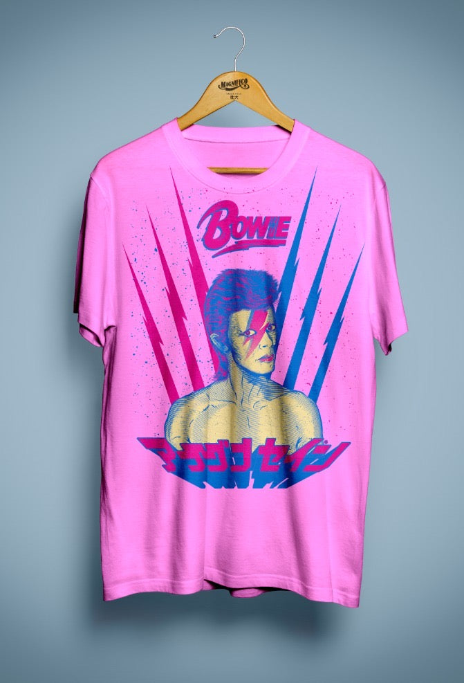 Crazy Vinyl Record - Artist Collection - Bowie Pink Shirt