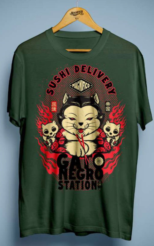 Magnifico Collection - Gato Negro Hemp Shirt