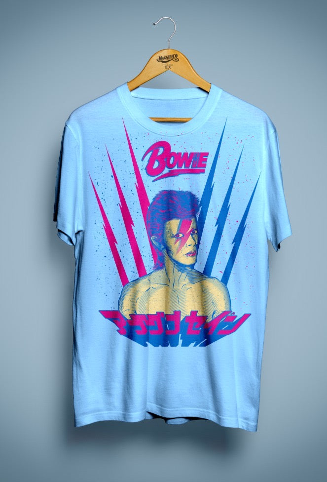 Crazy Vinyl Record - Artist Collection - Bowie  Blue Shirt