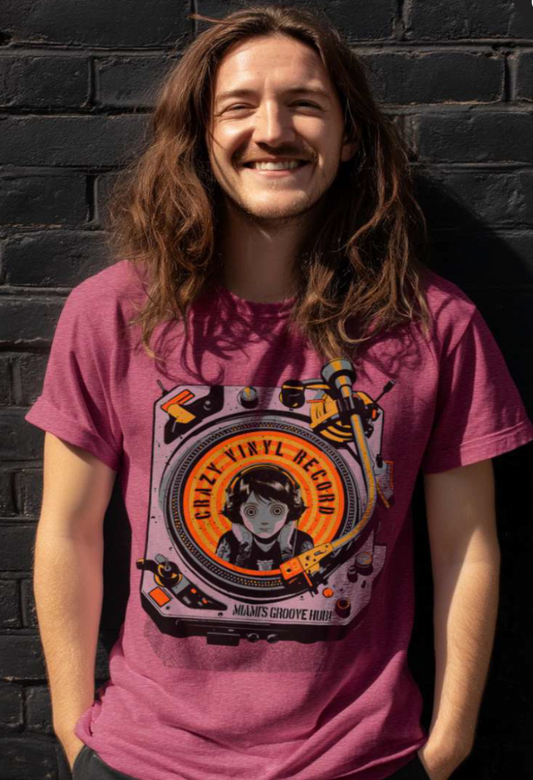 Crazy Vinyl Record - Kumiko Rose Gold T shirt (Coming Soon)