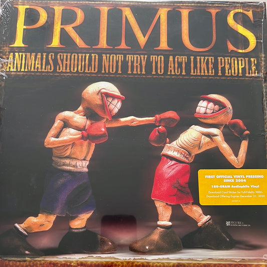 Primus - Animals should not try to act like people